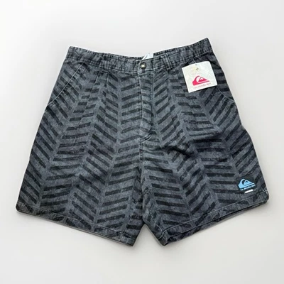 Pantalones Cortos Chinos Quiksilver De Colección Para Hombres 32 Chevron Surf Skate Nuevos Años 80 Hechos en EE. UU. Foto 1 de 4