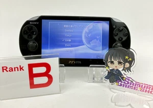 Sony PS Vita PCH-1000 Crystal Black Console Only B Rank Region Free 1Day Ship105 - Picture 1 of 19