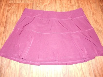 Etonic womens skirt skort size M medium MINT athletic tennis running burgundy - Image 1 of 4