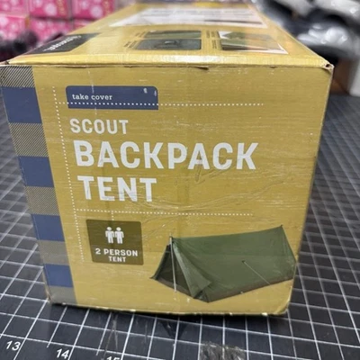 Stansport Scout Backpack Tent 2-Person A-Frame Green New In Box - Image 1 of 4