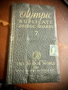 1932 Olympic Duplicate Bridge Board by Ely Culbertson Bridge World - Picture 1 of 8