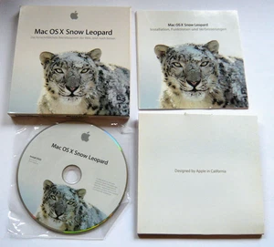 Original Apple MC573D/A Mac OS X Snow Leopard 10.6 Install DVD Neuw.! - Bild 1 von 1