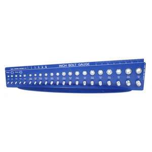 Standard SAE Bolt Gauge Check a Thread Nut Fastener Size Tool - Picture 1 of 3
