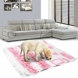 Pet Dog Snuffle Mat Nose Training Sniffing Pad Fun Toy Feeding Cushion Blanket - Picture 1 of 6