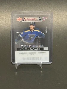 2021-22 Upper Deck Credentials #TA-CP Colton Parayko Acetate /149 St. Louis - Picture 1 of 2
