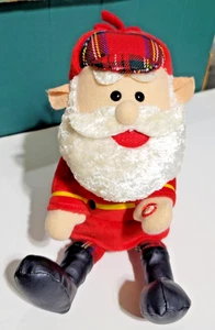 Peluche de Papá Noel Gemmy 2006 movimiento y música Rudolph nariz roja reno inadaptado - Imagen 1 de 6
