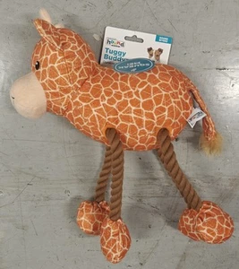 Outward Hound Tuggy Buddyz Giraffe Squeaky Dog Toy - Picture 1 of 2