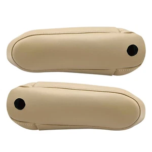 High quality 2PCS Leather Seat Armrest Cover Fits For Lexus RX 2003-2009 Beige - Picture 1 of 14