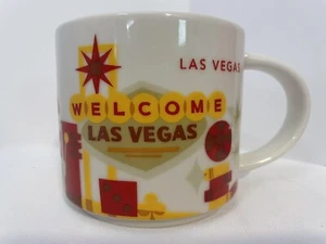 Starbucks Las Vegas You Are Here Collection Coffee Mug Cup 2013 Red Yellow - Picture 1 of 6