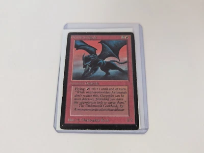 MTG Magic The Gathering Granite Gargoyle Beta Edition Heavily Played HP Card - Image 1 of 4