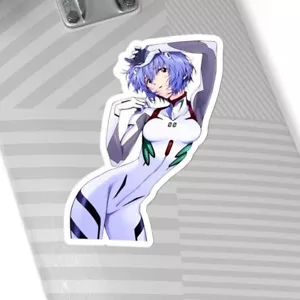 Waifu Mädchen Rei Ayanami Kuss-Cut Aufkleber Aufkleber Evangelion Hentai Ecchi Anime - Bild 1 von 20