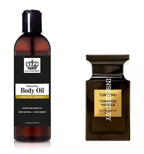 MEN'S AFTERSHAVE FRAGRANCED BODY OIL - QUICK DRYING - 200ML 24 HOUR HYDRATION - Picture 1 of 15