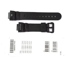 CORREA RELOJ CASIO: 10022765 TRT-100 Correa Resina Negra - Imagen 1 de 4