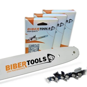 35cm Schwert + 3 Sägeketten 3/8"LP 1,3mm 50TG f. Stihl 009 VM - Bild 1 von 5