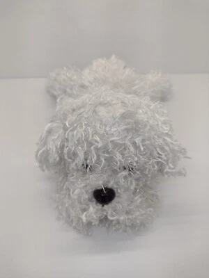 Барби плюшевая светящийся нос лай чихающая собака 2011 Mattel белый розовый воротник - Изображение 1 из 4