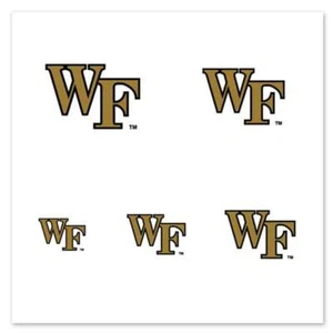 Wake Forest Demon Deacons Fingernail Tattoos - 4 Pack - Picture 1 of 1