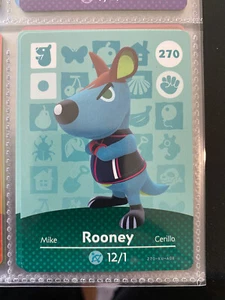 animal crossing amiibo cards series 3 Rooney #270 - Picture 1 of 1
