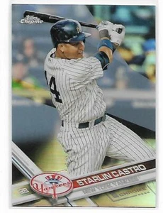 2017 Topps Chrome Refractor #69 Starlin Castro NM-MT Yankees - Bild 1 von 2