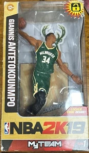 GIANNIS ANTETOKOUNMPO McFarlane Toys NBA 2K19 Series 1 Action Figure Finals MVP - Picture 1 of 6