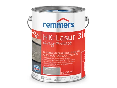 Remmers HK-Lasur 3in1 Grey-Protect Holzlasur 5 l - Bild 1 von 3