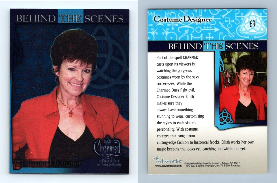 Costume Designer #69 Charmed The Power Of Three 2003 Inkworks Trading Card - Image 1 of 1