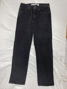 Bailey's Pt. Pantalones de mezclilla para hombre talla 30 x 32 Calce Relajado Negro Recto 100% Algodón - Imagen 1 de 7