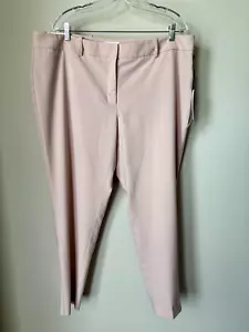 Calvin Klein Women's Size 16W Pink Slim Fit Straight-Leg Dress Pants - NWT - Picture 1 of 8