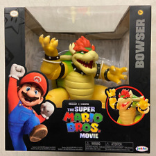 Super Mario Bros Movie Premium 7” Fire Breathing Bowser Figure Nintendo NES MIB