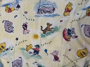 Disney Classic Winnie the Pooh FULL Sheet Set VINTAGE Seasons 3 Piece Set USA - Picture 1 of 8