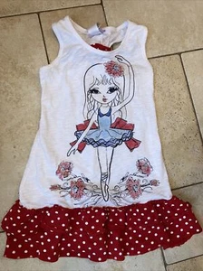 Girls Kids Size Small Ballerina Dress By Just Max! - Picture 1 of 3