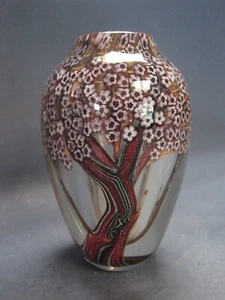 Vintage Orient & Flume Hawthorne Forest Tree Vase Signed Greg Held 3-1989 F XLT - Picture 1 of 14