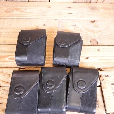 Bundle of 5 Lowepro Leather Compact Digital Camera Cases - 11 x 6.5 x 2.5 cm - Image 1 of 4