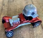 Vintage Mattel Hot Wheels Redline - 1969 Red Baron - Hong Kong - Metallic Red.