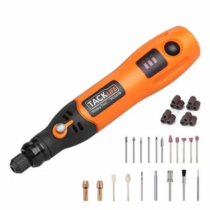 Tacklife PCG01B 3.7V Li-on Cordless Rotary Tool - Three-Speed with 31-Piece Rota - Picture 1 of 9