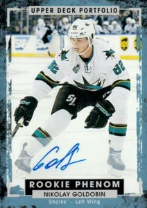 Nikolay Goldobin San Jose Sharks 2015-16 Upper Deck Portfolio RC 219 - Picture 1 of 2