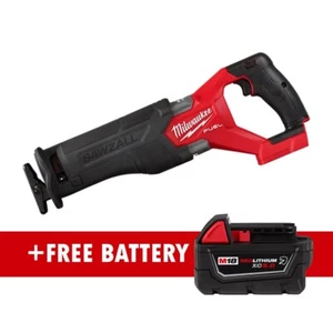 Milwaukee 2821-20 M18 FUEL 18V SAWZALL Li-Ion Reciprocating Saw + 5ah Battery - Picture 1 of 11