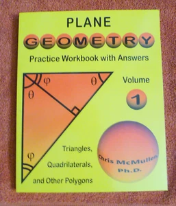Plane Geometry Practice Workbook with... by McMullen, Chris Paperback / Softback - Picture 1 of 8