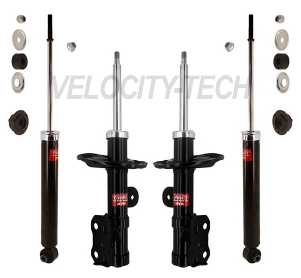 Amortiguadores de puntales de gas KYB EXCEL-G para Toyota Prius 2010-2015 y juego de 4 enchufables Foto 1 de 1