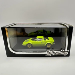 HPI RACING Lancia Stratos HF Model Car 1:43 Scale Bright Green 8069 - Picture 1 of 21