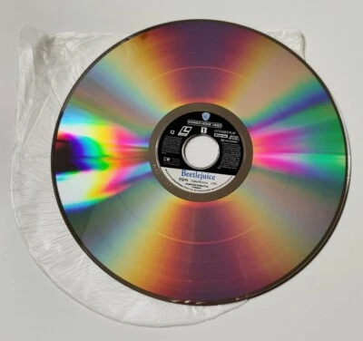 Beetlejuice лазерный диск — только диск «Замена» — Майкл Китон — NTSC LD - Изображение 1 из 4
