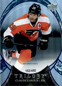 2015-16 Upper Deck Trilogy Rainbow Blue Claude Giroux 154/450 #66