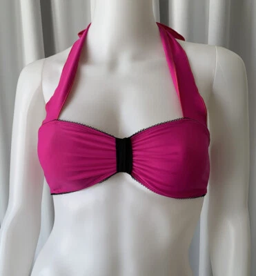 Nuevo con etiquetas Bikini Mandalynn Rosa Y Negro Volantes Talla S Foto 1 de 4