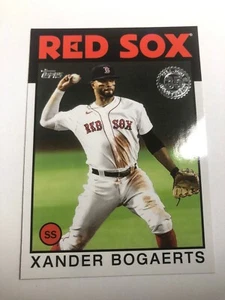 2021 Topps Series 1 1986 Parallel Xander Bogaerts Red Sox 28 - Picture 1 of 1