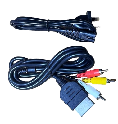Xbox Original AV Cable and Power Cord *Brand New Aftermarket Free Post AU Plug - Image 1 of 3