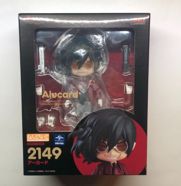 Hellsing OVA: Alucard Nendoroid Action Figure, Bom Sorriso Modelo de Anime,  Brinquedos Colecionáveis, Presente para Crianças, 100% Original, Em