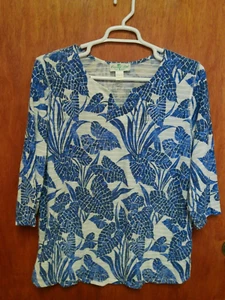 Camicia blusa donna fila cocco palma spiaggia taglia XXL - Foto 1 di 1