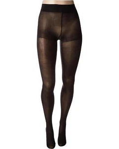 HUE 298191 Women's Opaque Tights with Control Top 2 Pack, Espresso, 2 - Picture 1 of 3