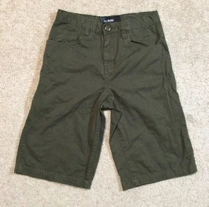 Vintage Billabong shorts Youth Sz 16 olive green baggy y2k surf skate beach - Picture 1 of 15