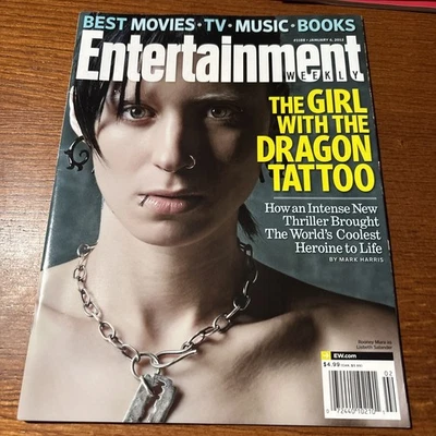 2012 Entertainment Weekly Magazine: The Girl with the Dragon Tattoo Rooney Mara - Image 1 of 4