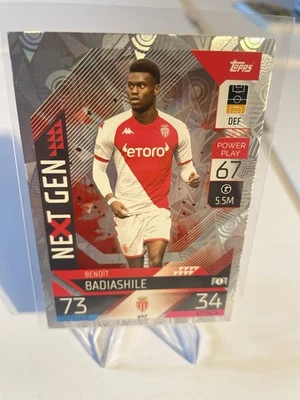 2022-23 Topps Match Attax UEFA - Next Gen Benoit Badiashile #407 - Image 1 of 2
